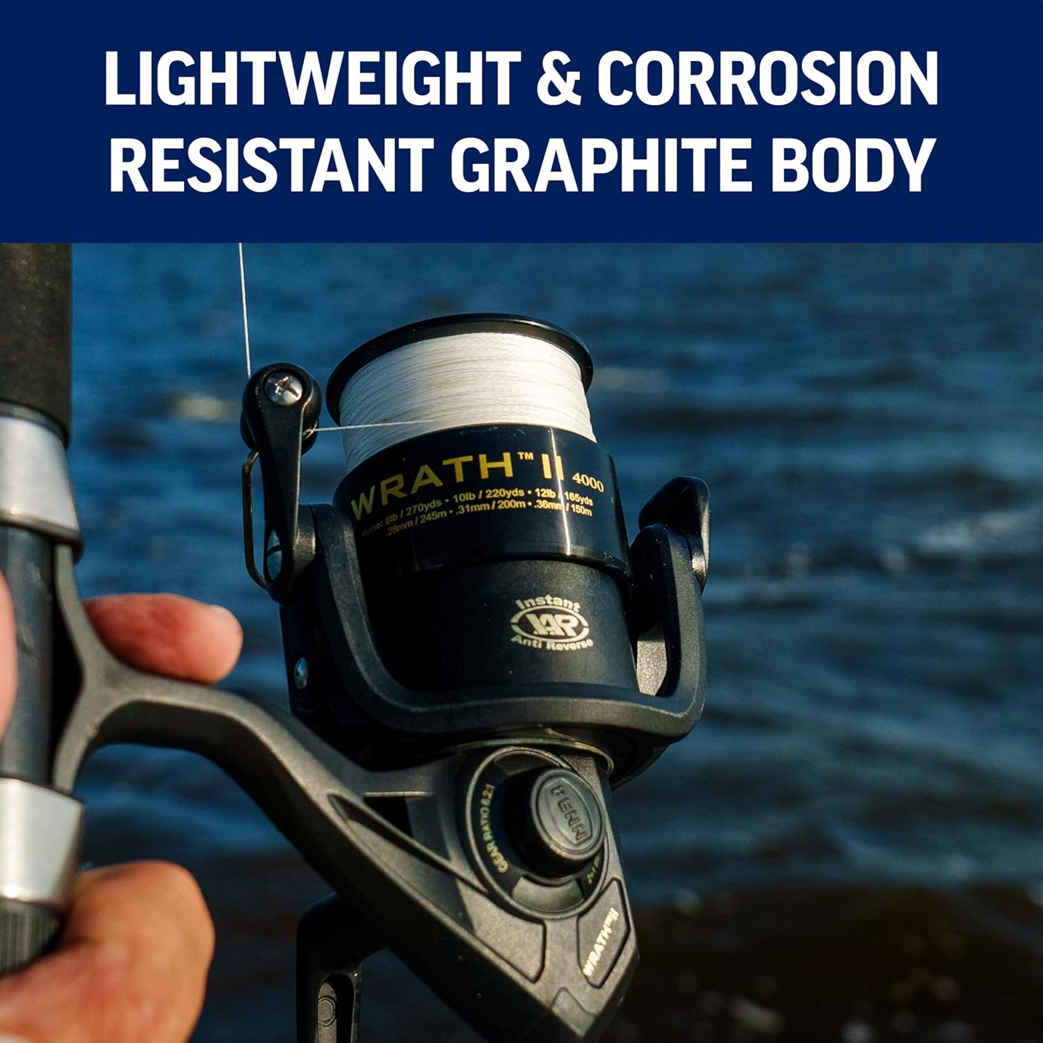 PENN Wrath II Spinning Fishing Reel - Image 3