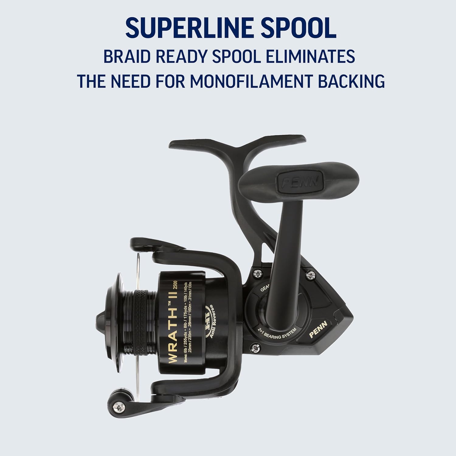 PENN Wrath II Spinning Fishing Reel - Image 6